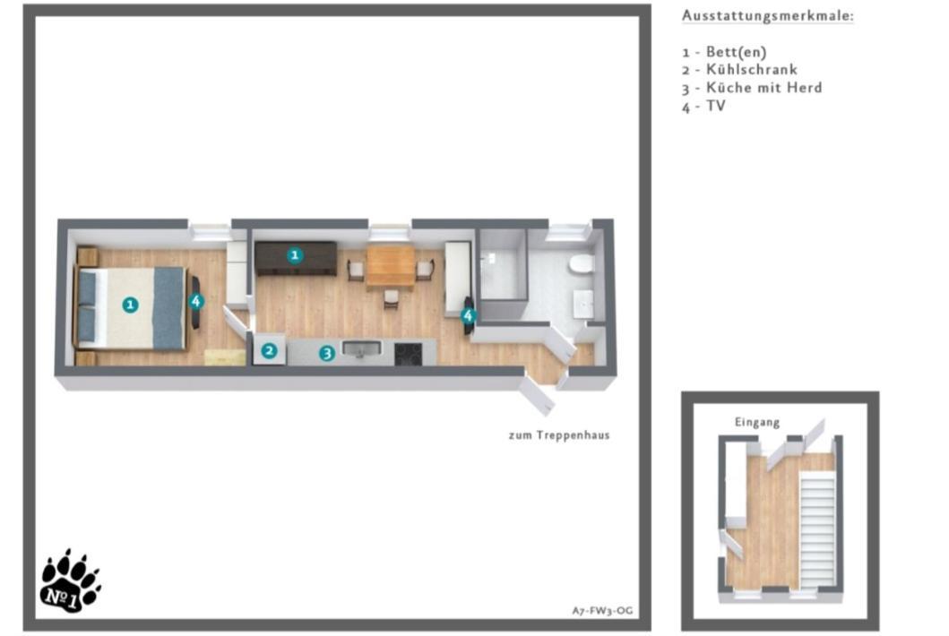 Numero1-Pension Und Cafe Rubeland Exterior photo